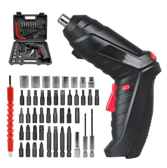 Kit de Destornillador y Atornillador 47 Piezas con Estuche