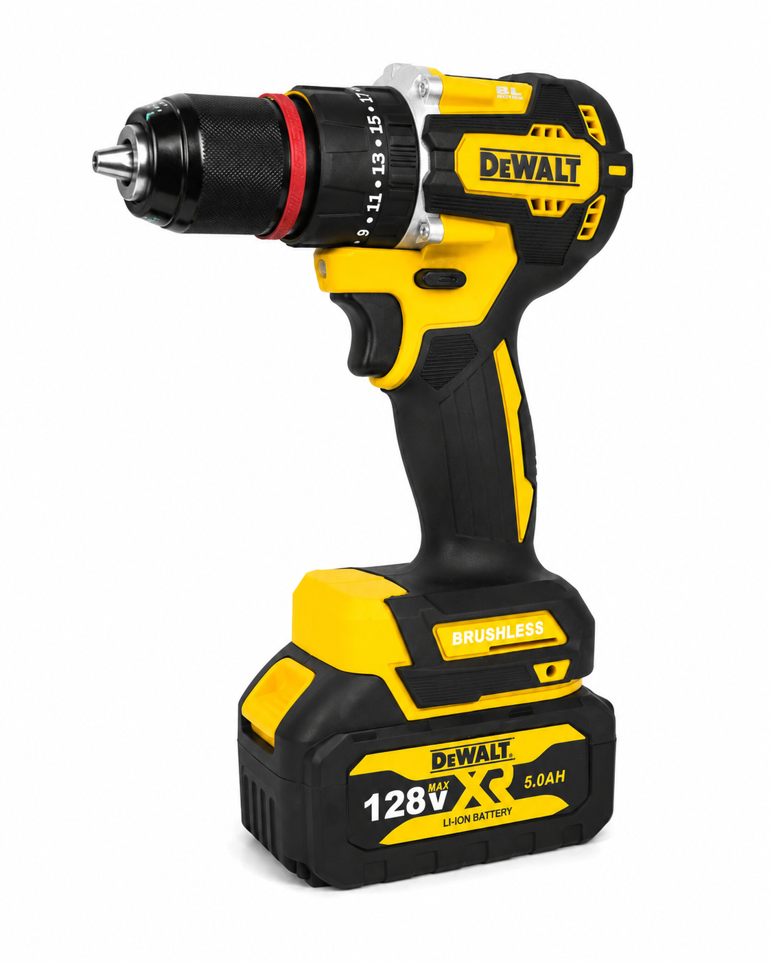 Taladro Inalambrico 128V Brushless con 34 Accesorios