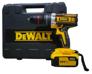 TALADRO PORTATIL DE 68V + 34 ACCESORIOS