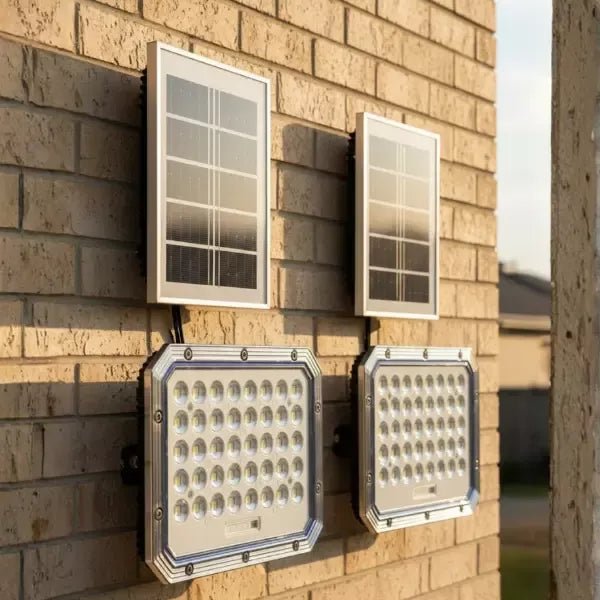 Kit Reflector Solar 500W Alta Potencia Con Panel Solar y Control